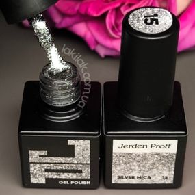 Гель-лак Jerden Proff №15 (срібна слюда) 5 мл