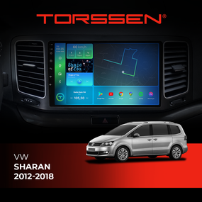 Штатна магнітола Torssen VW Sharan 12-18 FL9 4+64Gb 4G Carplay DSP