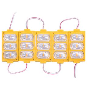 Стрічка Модуль 3LED 7338-2835 Yellow 12V