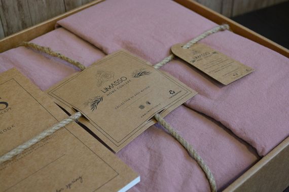 Постільна білизна Limasso Stonewashed Ranforse 200 х 220 см Old Rose | Зображення 4