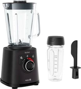 Блендер Tefal  стаціонарний Perfectmix+ 1200Вт, чаша-2000мл, ємність для смузі, скло, чорний (BL87G831)