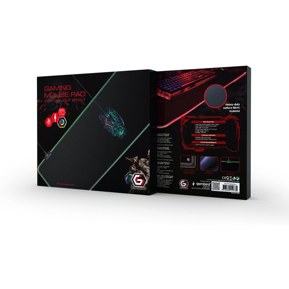 Килимок для мишки Gembird MP-GAMELED-L | Зображення 5