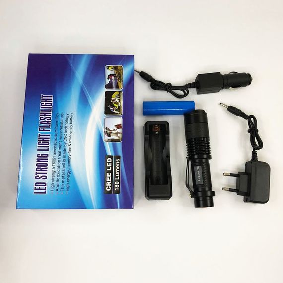 Фонарик тактический ручной Police BL-1812-T6 | Карманный фонарь с usb зарядкой | ND-921 Фонарик bl | Зображення 6