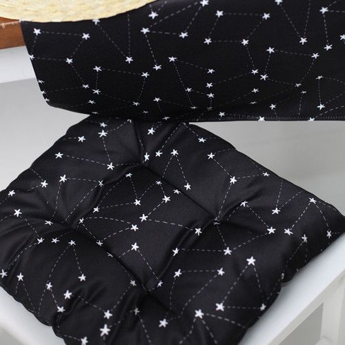 Подушка на стул с завязками Созвездия 40x40x4 см (PZ_21A017)