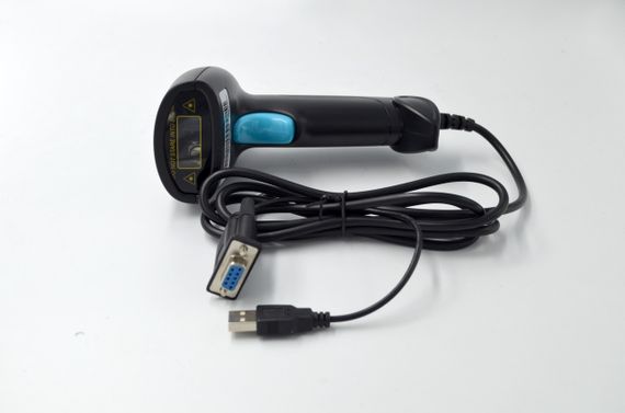 Опт и розница AsianWell AW-U3RS232 1D лазерный сканер штрих-кодов проводной RS232