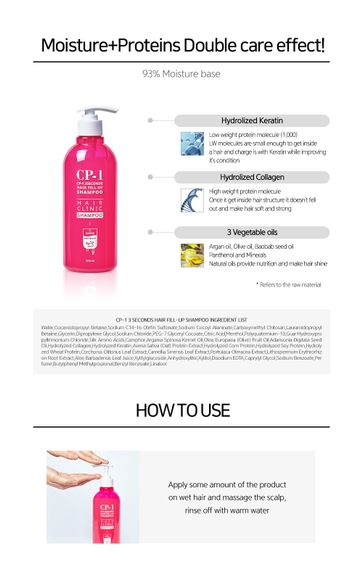 Восстанавливающий шампунь ESTHETIC HOUSE CP-1 3 Seconds Hair Fill-Up Shampoo (100 мл) | Зображення 6