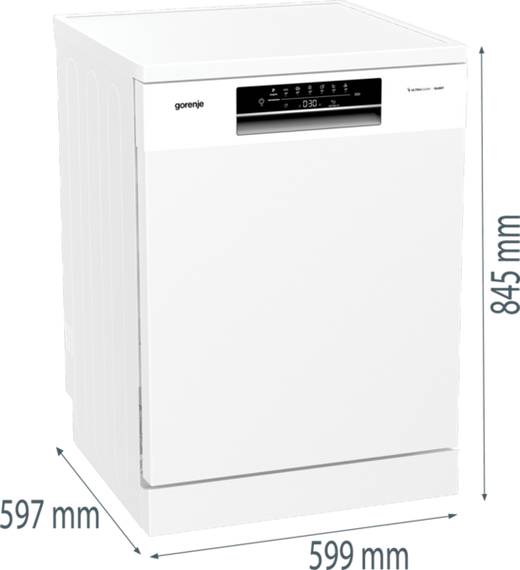 Посудомийна машина Gorenje GS643E90W | Зображення 8