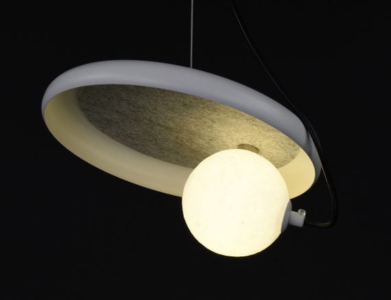 Люстра підвісна на 1 лампочку 27917 Білий 25-180х25х25 см. | Зображення 3