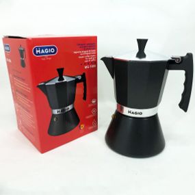 Гейзерная кофеварка Magio MG-1006, кофеварка для индукционной плиты, гейзер для кофе