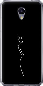 Чехол на Meizu M5 Note Силуэт1 "4590u-447-17620"