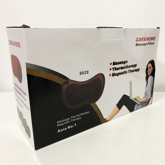 Масажна подушка Car and Home Massage Pillow, масажер для шиї автомобільний | Зображення 9