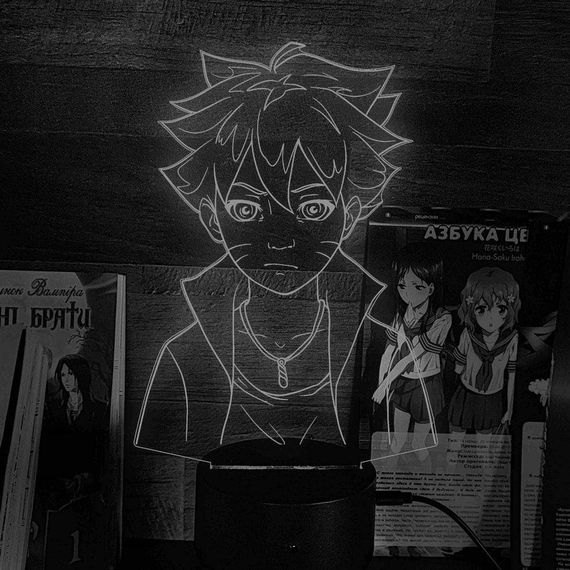 Акриловый светильник-ночник Баруто белый tty-n002092