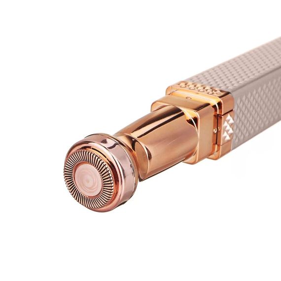 Жіночий тример для брів 2в1, з USB та 2-ма насадками, Blawless MA-3, Рожевий / Акумуляторний епілятор для обличчя | Зображення 3