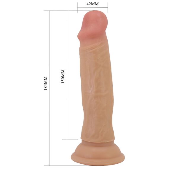 Фаллоимитатор на присоске, с эффектом скользящей кожи LyBaile - Quentin Sliding Skin 7.2 BW-008126LP sexstyle | Зображення 8