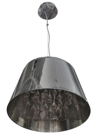 Люстра подвесная галогенная с абажуром G4 20W CH (BL-076S/8)
