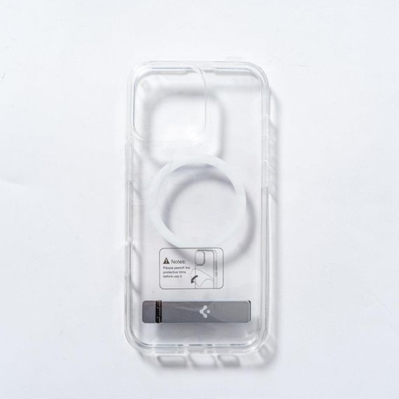 Чохол Spigen AAA Magnetic Clear Stand for Apple iPhone 16 Transparent | Зображення 3