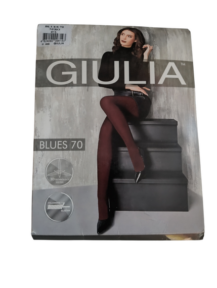 Колготи з мікрофібри GIULIA Blues 3D 70 den marsala (214122)