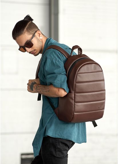 Чоловічий рюкзак Sambag ZARD LRT шоколадний 46 х 28 х 13 см (25088020m)