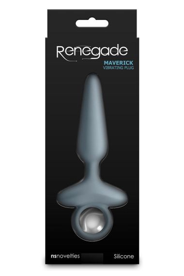 Анальный вибратор NS Novelties Renegade голубой, 15 см sexstyle | Зображення 3