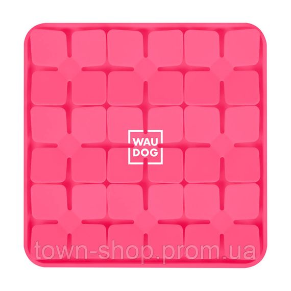 Коврик для поиска корма WAUDOG Silicone, 205х205х17 мм, розовый | Зображення 2