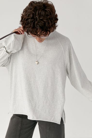 Однотонний вільний лонг - світло-сірий цвет, ONE SIZE (є розміри) | Зображення 4