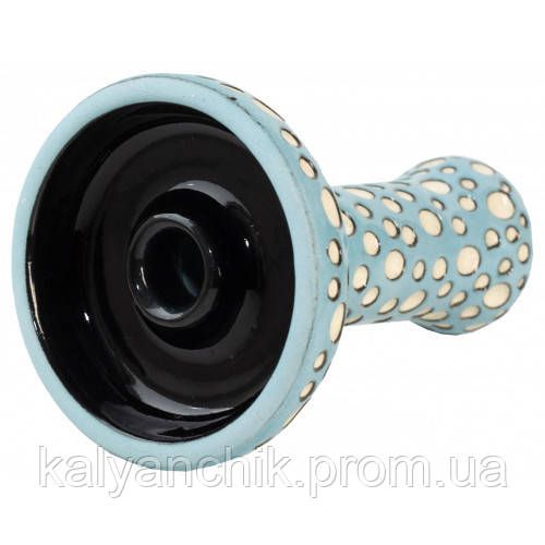 Чаша для кальяну ETNA Phunnel Dot Glaze Soft Blue | Зображення 1