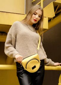 Сумка жіноча Sambag Sofi жовта 20 х 18 х 5 см (88193028)