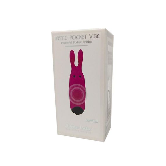 Вибропуля Adrien Lastic Pocket Vibe Rabbit Pink со стимулирующими ушками | Зображення 4