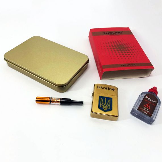 Запальничка бензинова в подарунковій коробці 4930, запальничка на день народження у подарунковому футлярі | Зображення 3