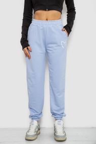 Спортивні штани жіночі, колір світло-блакитний, 238R324