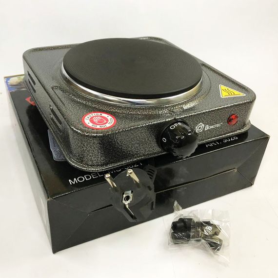 Електроплита настільна плита одноконфорочна DOMOTEC, Переносна настільна електроплита TV-31 | Зображення 6