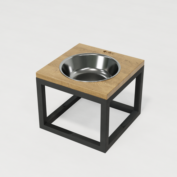 Миска на подставке для больших собак Hollky Base Solo XL (1 × 1,8 л) Solo XL-262620-GRNT | Зображення 4