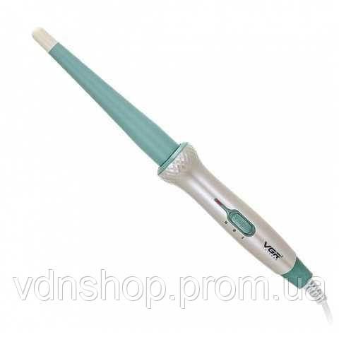 Конусная плойка для волос с керамическим покрытием VGR V-596 | Зображення 3