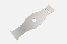 Нож мотокосы   2T   (L-305, h-1.6, Ø25.4 mm)   (нержавейка, с зубьями)   MANLE