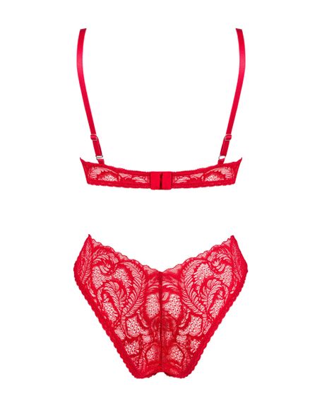 Комплект Obsessive Atenica set Красный XS/S | Зображення 5