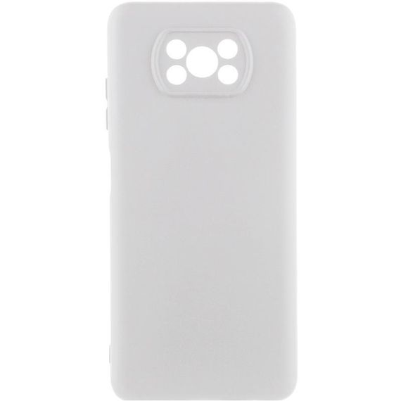 Чохол Silicone Cover Ummi Lakshmi Full Camera (AA) для Xiaomi Poco X3 NFC / Poco X3 Pro Білий / White