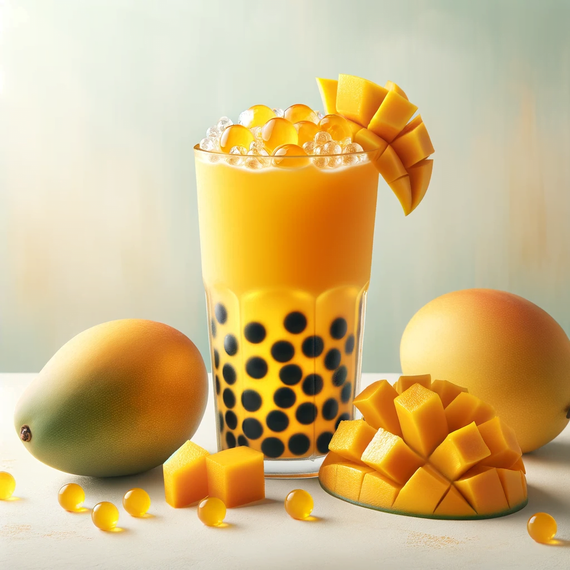 Bubble tea Перлини Манго 210гр ТМ Pearl Tea | Зображення 1