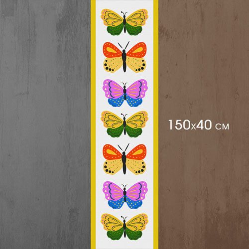 Доріжка на стіл Метелики 150x40 см (DR__24A032) | Зображення 2