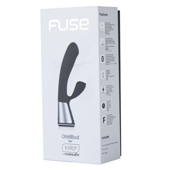 Інтерактивний вібратор-кролик Ohmibod Fuse for Kiiroo Black Sex Aura | Зображення 1