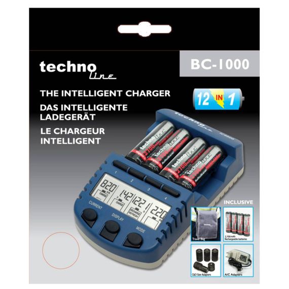 Зарядний пристрій Technoline BC1000 SET + аккумулятори (BC1000) | Зображення 3