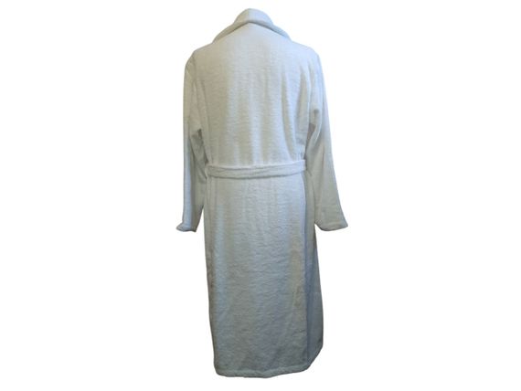 Халат жіночий махровий натуральний білий 58 | Зображення 3