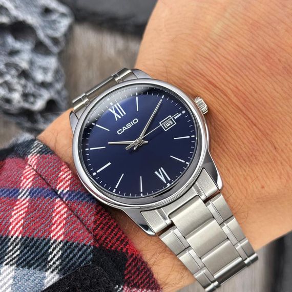 Чоловічий годинник Casio MTP-V002D-2B3 | Зображення 5