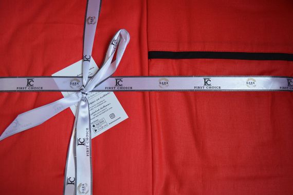 Постільна білизна First Choice Ranforce Deluxe DARK 200 х 220 см Alisa Red | Зображення 4