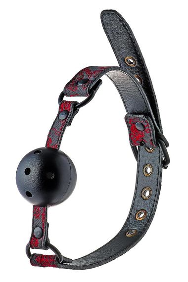 Кляп BLAZE DELUXE BREATHABLE BALL GAG, Червоний, Регульований | Зображення 2