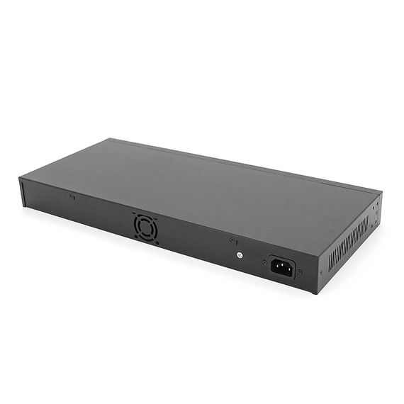 POE комутатор гігабітний Merlion 16 POE + 2 RJ45 + 2 SFP 10/100/1000 вбудований блок живлення 52V 4.8A | Зображення 1