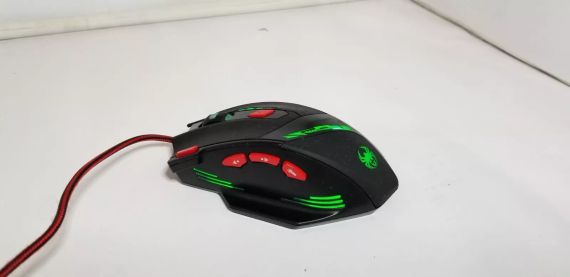 Игровая мышь Zelotes T-90 Top USB проводная черная/красная