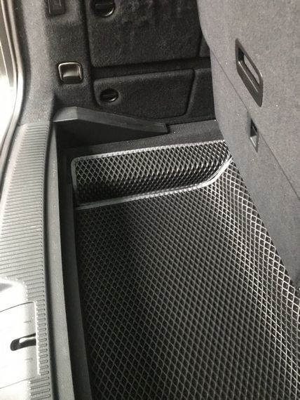 Коврик багажника нижний (EVA, черный) для Volkswagen Sharan 2010-2024 гг | Зображення 2