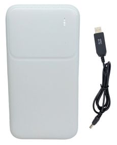 Комплект резервного живлення для роутерів павербанк fullmoon 20000 mAh + кабель 9 V УПС ДБЖ безперебійник UPS