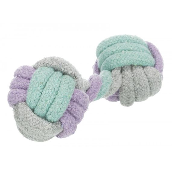 Іграшка Trixie Junior Rope Dumbbell для цуценят Гантель з канатом котон 15 см | Зображення 1