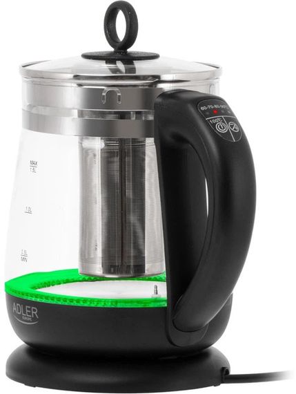 Электрочайник Adler AD 1299 black 1.5 л черный | Зображення 3
